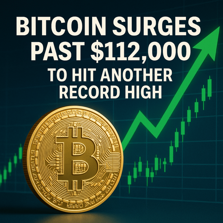 Bitcoin Surges Past $112,000 to Hit Another Record High