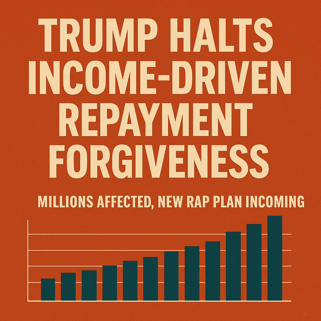 Trump Halts Income-Driven Repayment Forgiveness