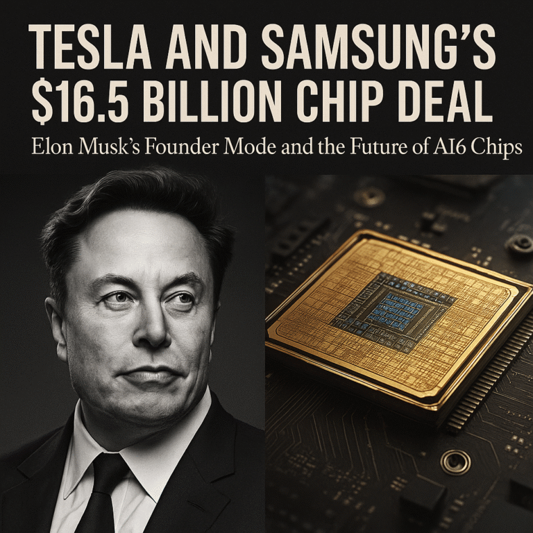 Tesla and Samsung’s $16.5 Billion Chip Deal