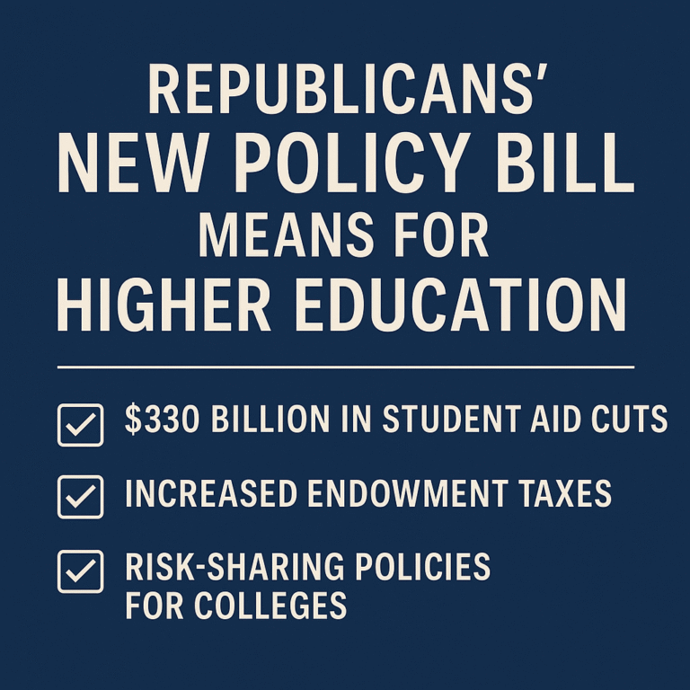 What the Republicans’ New Policy Bill Means for Higher Education