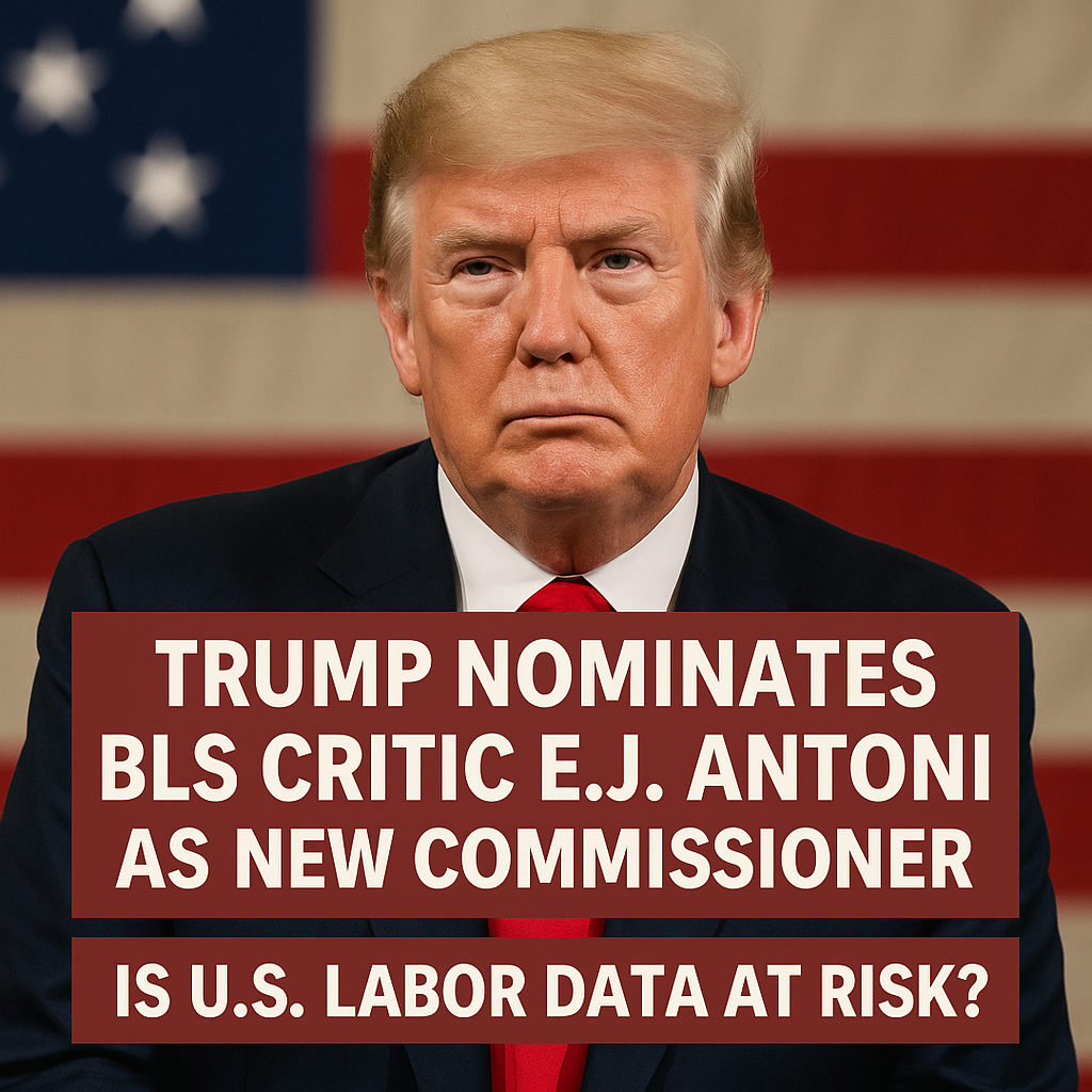 Trump Nominates BLS Critic E.J. Antoni