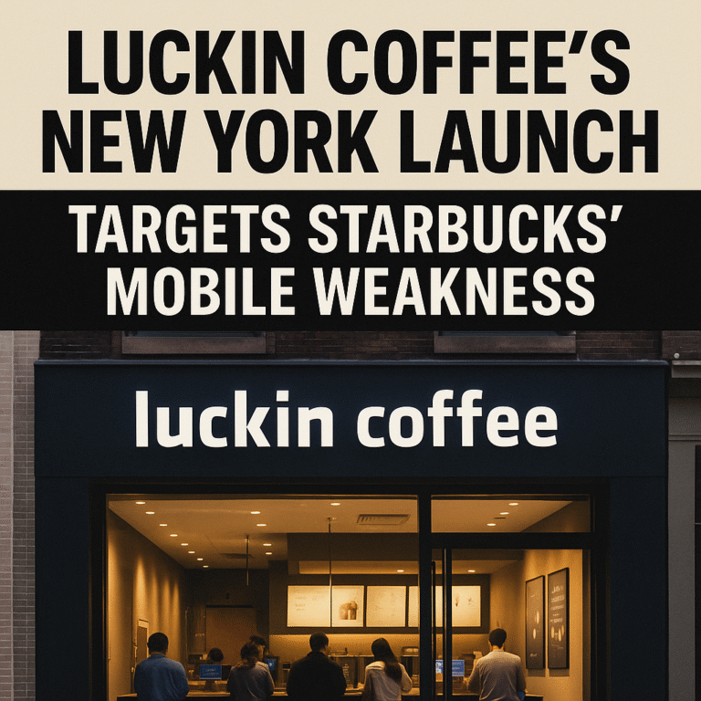Luckin Coffee’s New York launch