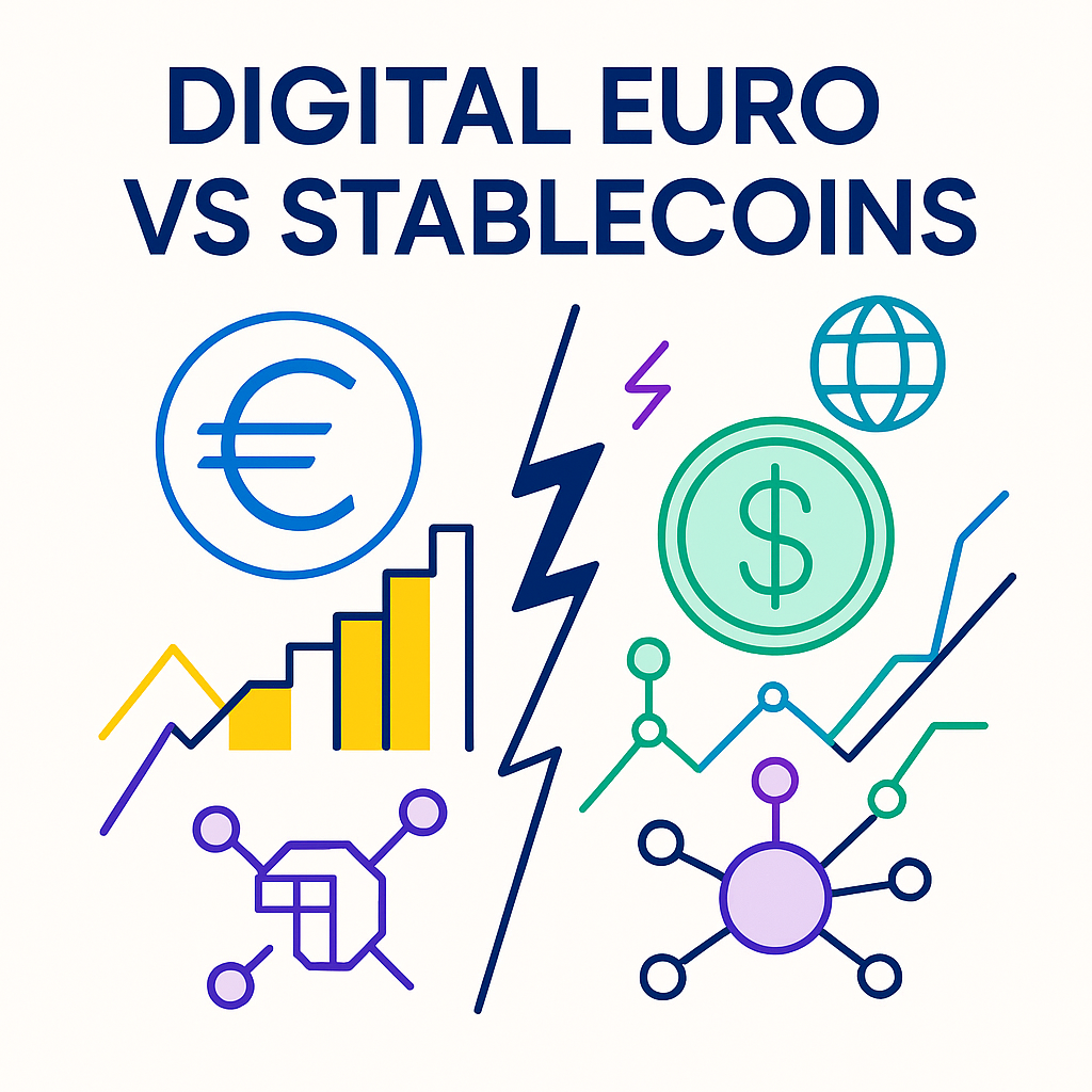 Digital euro public blockchain adoption 2025