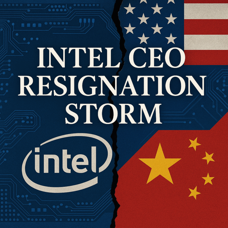 Intel CEO resignation