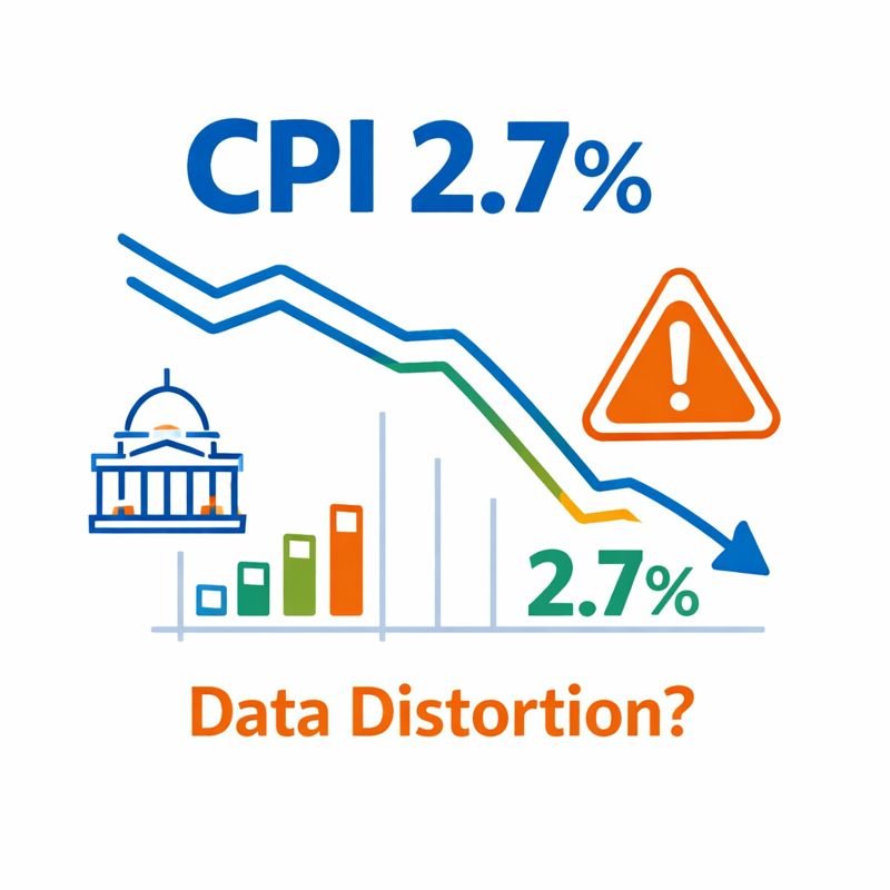 November 2025 CPI government shutdown distortion